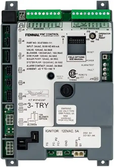 Raypak 014324F - Ignition Control Multi Tries