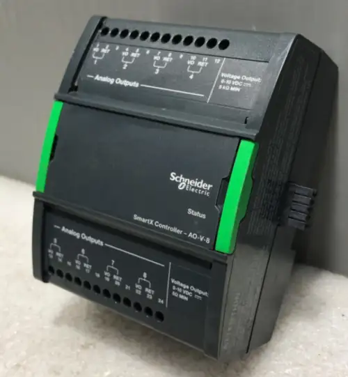 Schneider Electric Smartx Controller Ao-V-8 / Sxwaov8Xx10001 W/ Sxwtbiow110001