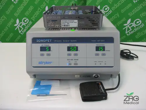 Sonopet UST-2100 Système chirurgical avec pédale pièce à main clé dynamométrique souple