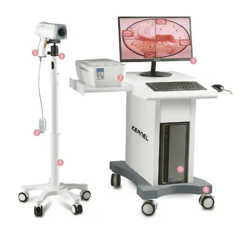Clposcope approuvé CE Système d'imagerie numérique KN-2200 pour l'examen gynécologique clinique Colposcope Colposcopia