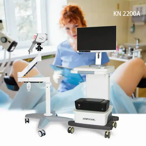 Kernel KN-2200A Full HD SONY cámara Hospital Video Colposcopio con trípode