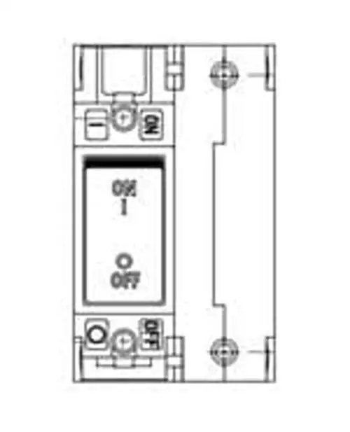 C22-X0-16-564-31E-MT Hydraulic Magnetic Circuit Breaker 240 VAC 80 VDC 2 Pole Rocker - 40 C + 85 C