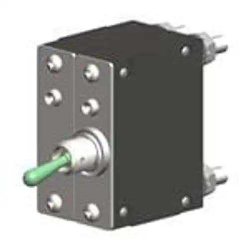 CM2-B0-34-810-301-C Hydraulic Magnetic Circuit Breaker 240 VAC 125 VDC 2 Pole Toggle - 40 C + 85 C