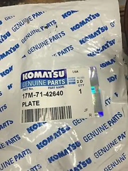 #17M-71-42640 Komatsu Plate