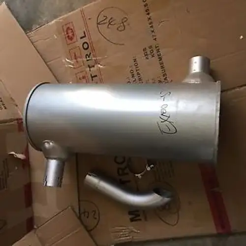 4341001 Muffler With 2 U Bolt Fits Hitachi Ex100-5 Ex100 Mark 5 4Bg1 Engine
