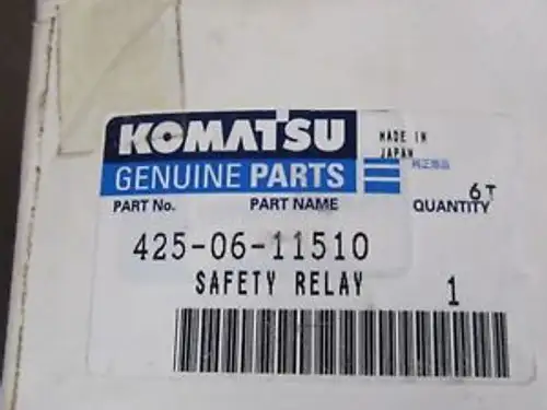 Komatsu 425-06-11510 Safety Relay Sd590-0012140