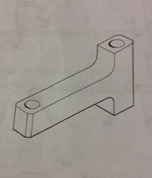 674851 Cascade 45F-Rc-01A Forklift Good Short Arm Link