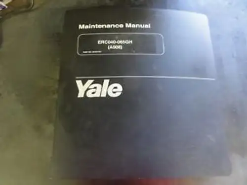 Yale Erc040-065Gh Forklift Maintenance Manual 524201427 (A908)