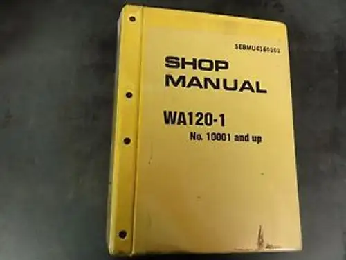 Komatsu Wa120-1 Wheel Loader Shop Manual