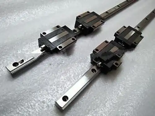 2 X Hsr25Ca-2R-800 Mm Square Liner Rail & 4 Hsr25Ca Blcok Bearing