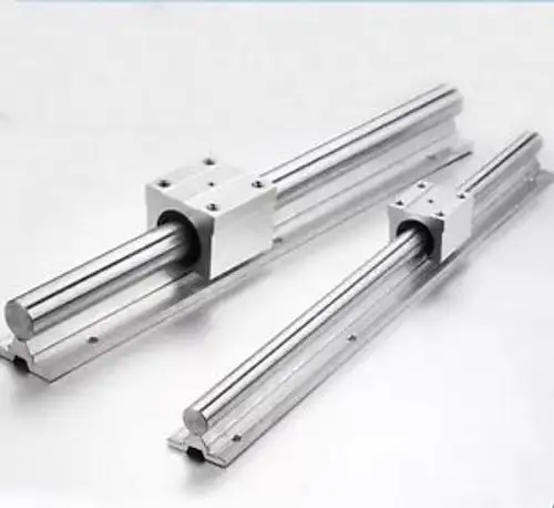 2X Sbr12-2250Mm 12Mm Fully Supported Linear Rail Shaft Rod + 4 Sbr12Uu Block