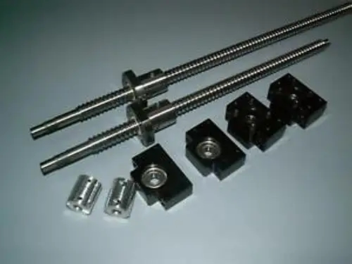 2 Pc Ballscrew Rm1605-900Mm/Rm2005-1500Mm-C7+ Fk/Ff End Bearing Support Cnc