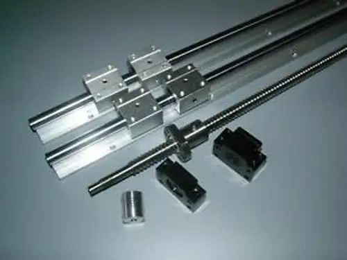 20Mm Ballscrew Rm2005-550Mm+Bkbf15 End Bearing+1 Set Sbr25 Linear Slide Rail Cnc