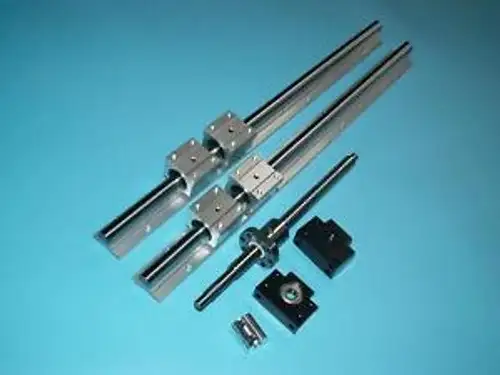 Sbr25-550Mm 2 Linear Rail+Ballscrew Rm2005-550Mm+1 Set Bk/Bf15 End Bearing Cnc