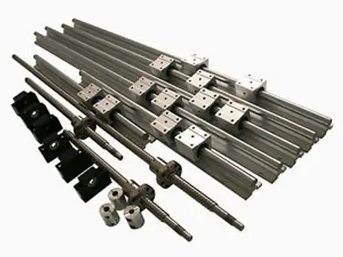 6 X Sbr16-260Mm/360Mm Linear Rail+Rm1605-260/360Mm Ballscrew+Bk/Bf12 & Coupling