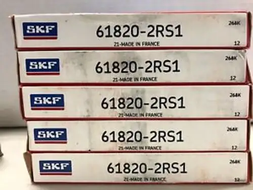 Skf 61820 2Rs1 Rubber Shield Deep Groove Ball Baring.¬† Size:¬†100 X 125 X 13 Mm