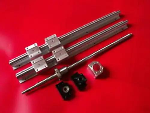Sbr16-1800Mm 2 Linear Rail+Ballscrew Rm1605-1850Mm+1 Set Bk/Bf12 End Bearing Cnc