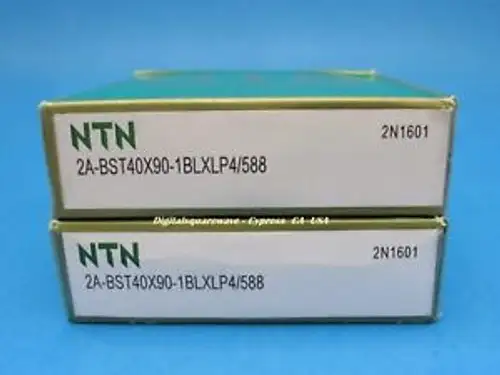 Ntn 2A-Bst40X90-1Blxlp4/L588 Double Seals Ball Screw Bearings. Matched Set Of 2