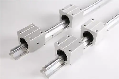 2 Set Sbr25-1400Mm Linear Slide Guide Rail Shaft + 4 Sbr25Uu Bearing Block
