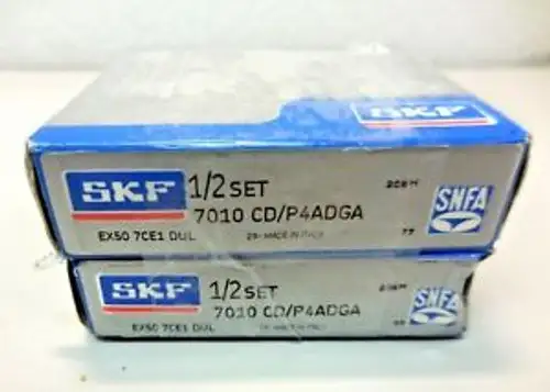 Skf 7010 Cd/P4Adga Hochpräzisions-Kugellager (kompletter Satz)
