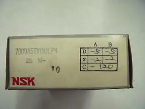 New Nsk 7009A5Tydul94 Angular Contact Ball Bearing