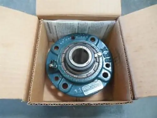 New Rex Zbr2102 Flange Bearing Cartridge 1-1/8 Bore