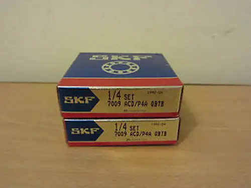 Skf 7009 Acd/P4Aqbtb Super Precision Bearings / Fafnir 3Mm9109Wi Dum