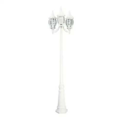 Designers Fountain Riviera 3 Head Post Lantern White - 1923-Wh