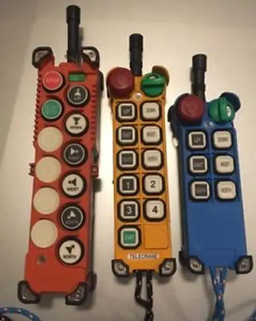 Dummy Demo Controller Pendant Remote 3 Pc Lot Telecrane F2410D F21Cn1Trx F226D