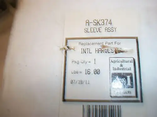 Case Ih Sleeve A-Sk374 Dt 436 1460 1480 1466 1486 1566 1586 3388 4166 4186 5088