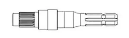 4348177 Pto Shaft For Deutz 540 Rpm 7085 7110 7120 Dx4.10 Dx4.30 Dx4.50 Dx6.30+