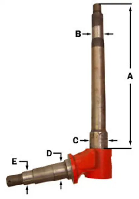 A57441 Spindle Right Or Left Hand For Case 730 830 930 1030 Tractors