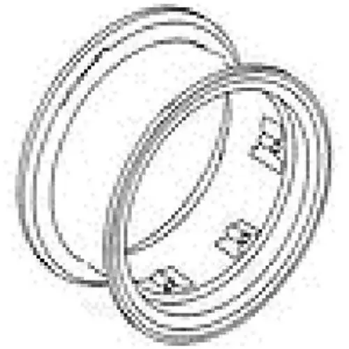 New Rw11286 Rear Wheel Rim Fits All Mf Tractors