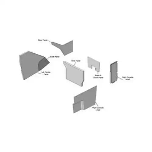 Case International 72-89 Series Magnum Lower Cab Kit 7210 7220 7230 7240 725
