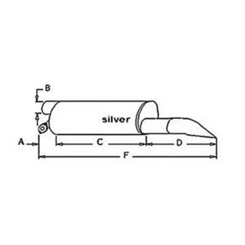 A147046 Case 2670 Tractor Muffler