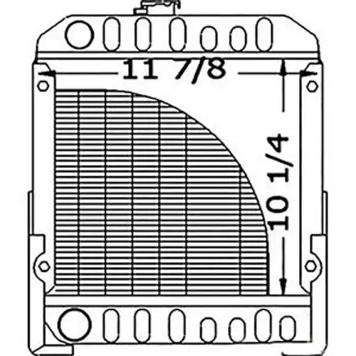 Sba310020020 Kühler für Ford Holland Kompakttraktor 1110
