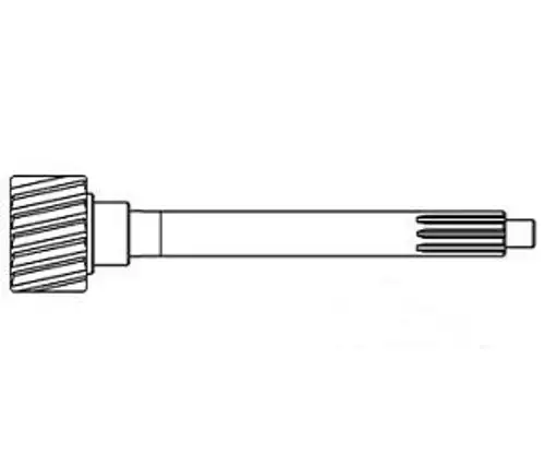 A-1669325M1 Massey Ferguson Parts Power Inputshaft W/Pinion 20 20C 202 204 2