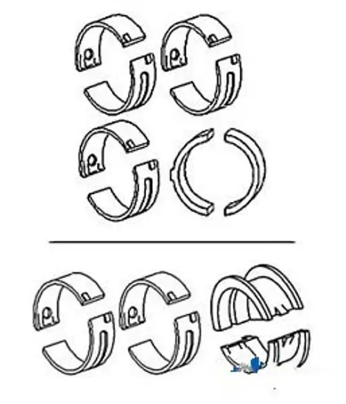A-830633M1 Massey Ferguson Parts Brg Set Main Std (3) Te20 To20 To30