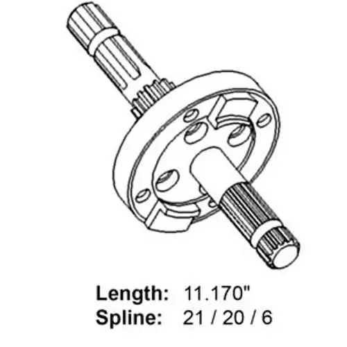 4335573 Pto Shaft Made To Fit Allis Chalmers Ac Tractor Models 7145 Dx7.10