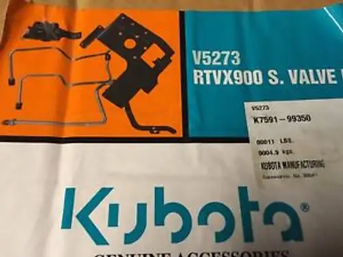 K7591-99350 Kubota Hydraulic Single Valve Kit V5273 - Fits X900 X1120D X1100C