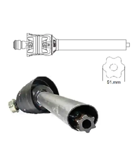 93-14507951 - Constant Velocity Shaft (Tractor End) 1-3/8 6 Spline Usa Made