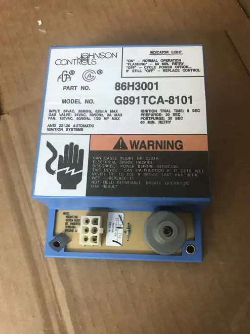 Lennox 86H3001 Placa de control G891TCA-8101