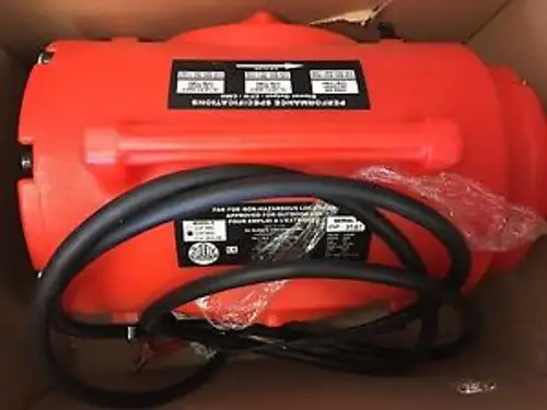 16 Axial Confined Space Fan Red Air Systems International Cvf-8Dc