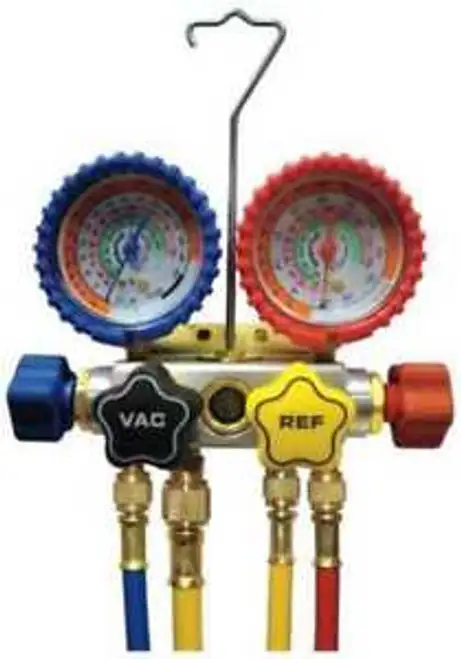Imperial 846-Cs Mechanical Manifold Gauge Set 4-Valve