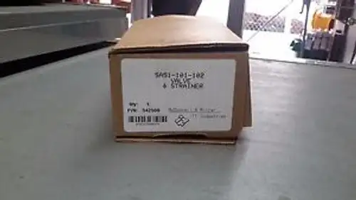 Sa51 101-102 Valve & Strainer