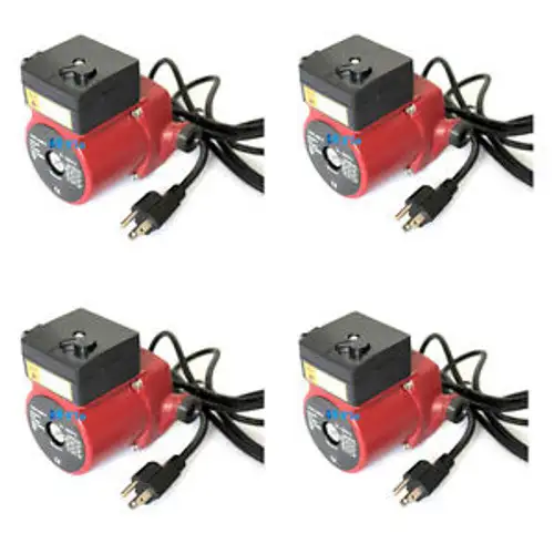 4Pcs 3/4 Circulator Pump115V Water Circulation Pump For Solar Heater System Us