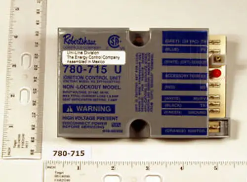 Ranco Nonlockout Ignition Module For Flame Rectification Sp715U & - 780-715