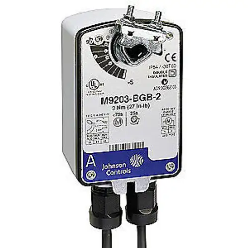 JOHNSON CONTROLS Attuatore elettrico27 in.-lb.-22 a 140 M9203-GGB-2Z