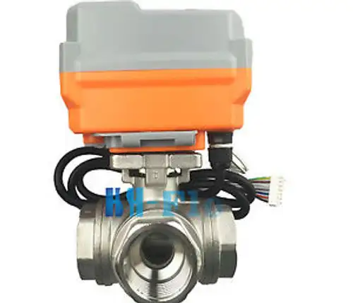 New 1-1/4 3 Way Ss304 Proportional Integral Control Motorized Electrical Valve