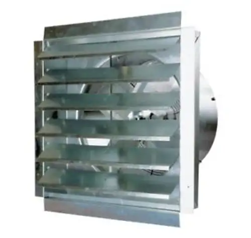 18-Inch Blade Heavy-Duty Exhaust Fan 3000-Cfm With Integrated Hvac Auto Shutter